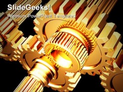 Gears Industrial PowerPoint Background And Template 1210