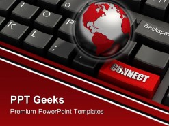 Global Connectivity Computer PowerPoint Templates And PowerPoint Backgrounds 0411