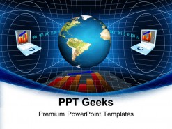 Global Network And Communication Business PowerPoint Templates And PowerPoint Backgrounds 0411