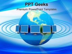 Global Network Concept Communication PowerPoint Templates And PowerPoint Backgrounds 0411