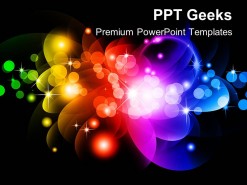 Glowing Circles Abstract PowerPoint Templates And PowerPoint Backgrounds 0411