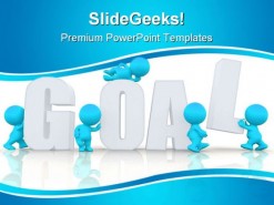 Goal Complete Business PowerPoint Template 1110