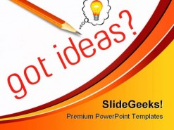 Got Ideas Business PowerPoint Template 0810