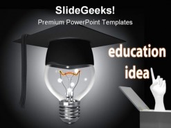 Graduation Idea Education People PowerPoint Backgrounds And Templates 1210