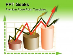 Graph And Arrows Business PowerPoint Templates And PowerPoint Backgrounds 0411