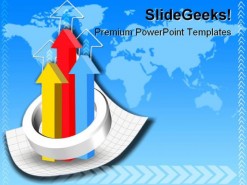 Graph Business PowerPoint Template 0810