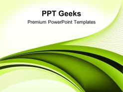 Green Abstract Background PowerPoint Templates And PowerPoint Backgrounds 0411