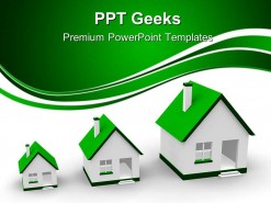 Growth Of Houses Real Estate PowerPoint Templates And PowerPoint Backgrounds 0411