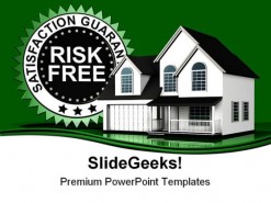 Guaranteed Home Real Eastate PowerPoint Backgrounds And Templates 1210