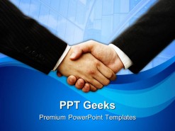 Handshake04 Business PowerPoint Templates And PowerPoint Backgrounds 0411