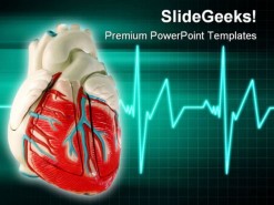 Healthy Heart Medical PowerPoint Template 0610