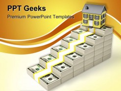 Houses Prices Rises Real Estate PowerPoint Templates And PowerPoint Backgrounds 0411