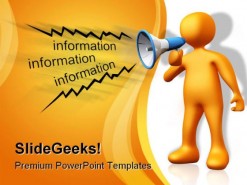 Information People PowerPoint Template 0810