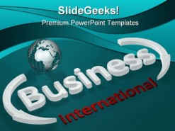 International Business PowerPoint Template 0810