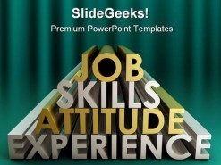 Job Skills Business PowerPoint Template 1010
