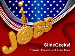 Jobs People PowerPoint Template 0910