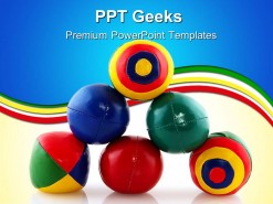 Juggle Balls Shapes PowerPoint Templates And PowerPoint Backgrounds 0411