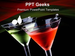 Martini Food PowerPoint Templates And PowerPoint Backgrounds 0411