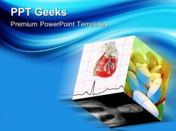 Medical Cube Science PowerPoint Templates And PowerPoint Backgrounds 0411