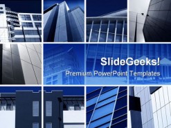 Modern Architecture Montage Business PowerPoint Backgrounds And Templates 1210