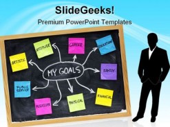 My Goals Success Business PowerPoint Template 1110