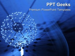 Network Abstract PowerPoint Templates And PowerPoint Backgrounds 0411