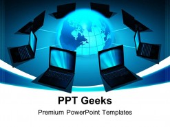 Network Concept Computer PowerPoint Templates And PowerPoint Backgrounds 0411