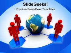 Networking01 Internet PowerPoint Template 0810