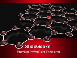 Networking Internet PowerPoint Template 0510