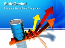 Oil Prices Rising Industrial PowerPoint Background And Template 1210