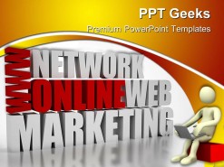 Online Marketing Business PowerPoint Templates And PowerPoint Backgrounds 0411