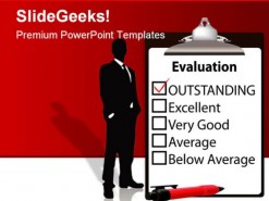Outstanding Evalution Business PowerPoint Template 1110