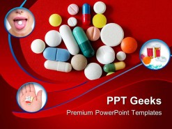 Pills Collage Health PowerPoint Templates And PowerPoint Backgrounds 0411