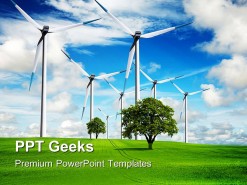 Power And Ecology Nature Tehnology PowerPoint Templates And PowerPoint Backgrounds 0411