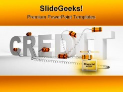 Problems With Credits Business PowerPoint Template 0910