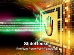 Protection Business PowerPoint Template 0810