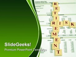 Retirement Risk Investment PowerPoint Template 0610