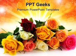 Roses Beauty PowerPoint Templates And PowerPoint Backgrounds 0411