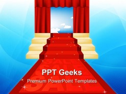 Sale Red Carpet Business PowerPoint Templates And PowerPoint Backgrounds 0411