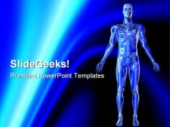 Skeleton Science PowerPoint Template 0610