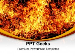 Solid Fire Religion PowerPoint Templates And PowerPoint Backgrounds 0411