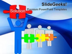 Solution Business PowerPoint Backgrounds And Templates 1210