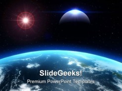 Space Science PowerPoint Template 0810