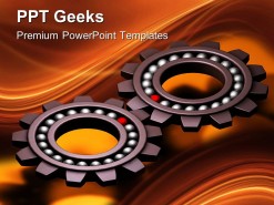 Special Gears Industrial PowerPoint Templates And PowerPoint Backgrounds 0411