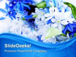 Spring Flowers Beauty PowerPoint Template 0910
