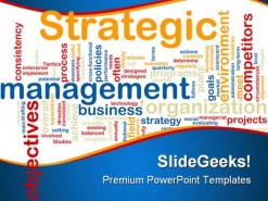 Strategic Management Business PowerPoint Template 0810