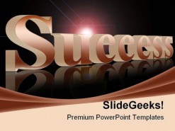Success Abstract Business PowerPoint Template 1110