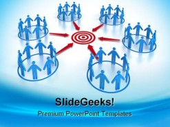 Target People Business PowerPoint Backgrounds And Templates 1210