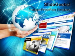 Technology Internet PowerPoint Backgrounds And Templates 1210