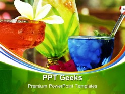 Tropical Drinks Food PowerPoint Templates And PowerPoint Backgrounds 0411